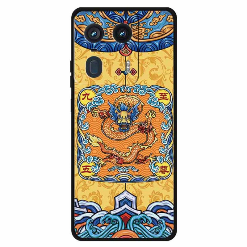 Capa Motorola Edge 50 Ultra Emperor e Dragon