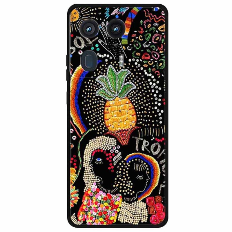 Capa Motorola Edge 50 Ultra Pineapple Flower