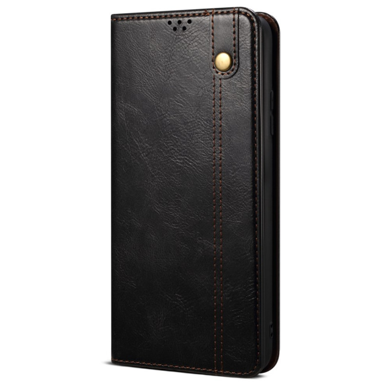 Capa Flip Motorola Edge 50 Ultra Faux Leather Encerada