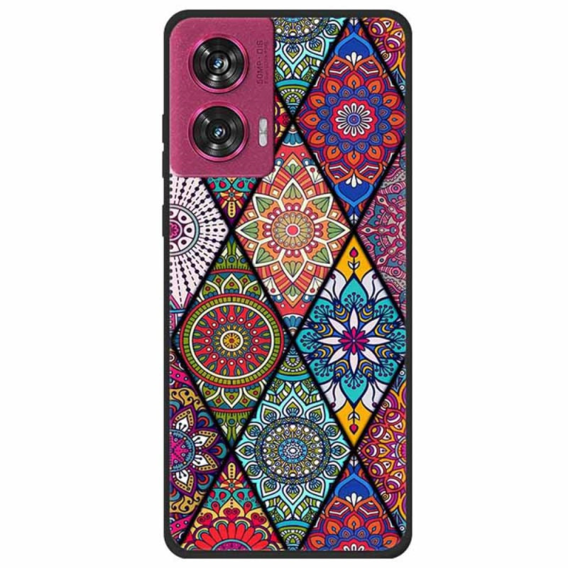 Capa Motorola Edge 50 Fusion Mandala Flower