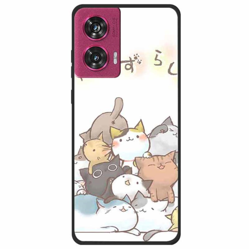 Capa Motorola Edge 50 Fusion Cats