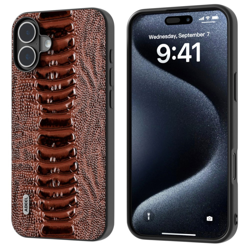 Capa iPhone 16 estilo crocodilo