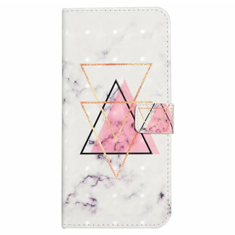 Capa iPhone 16 Marble Triangle