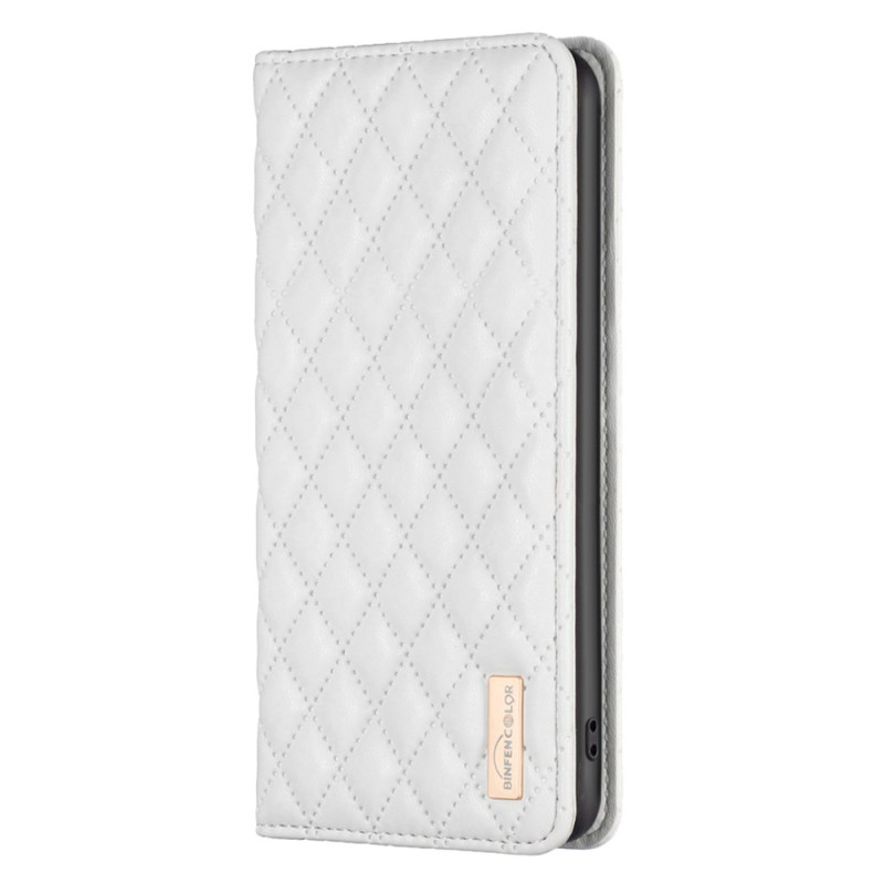 Capa flip para iPhone 16 acolchoada BINFEN COLOR