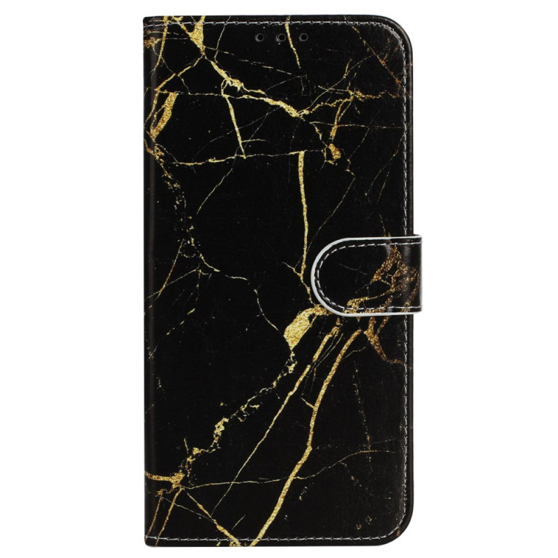 Capa para iPhone 16 Plus Marble Preto Dourado