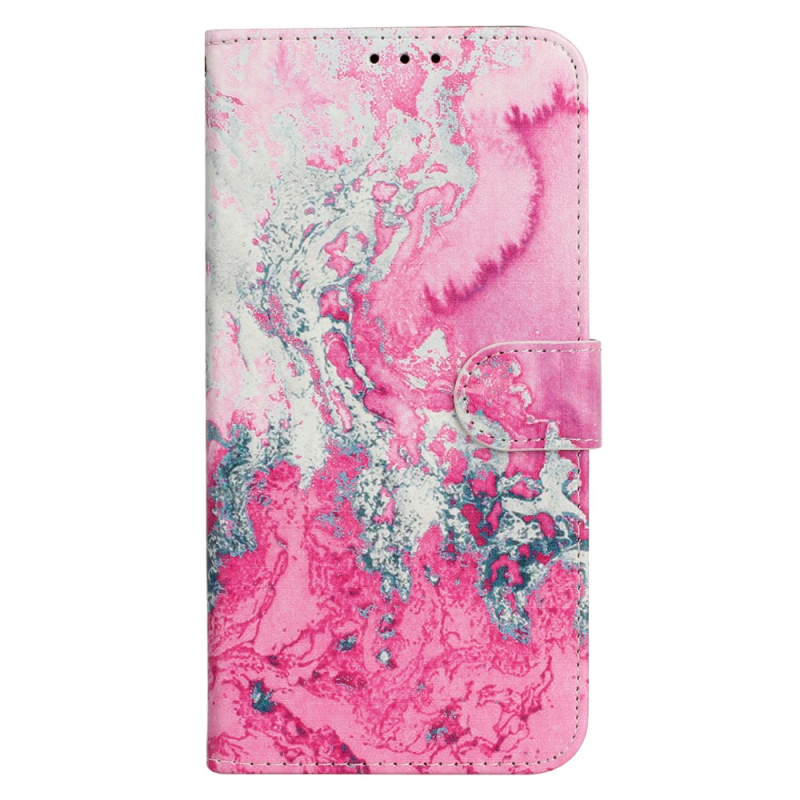 Capa para iPhone 16 Plus Marbre Rose Marin