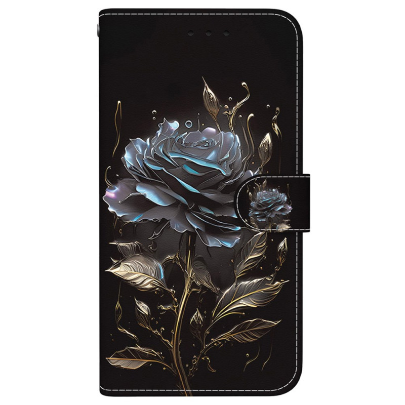 Capa com cordão para iPhone 16 Plus Rosa Preto