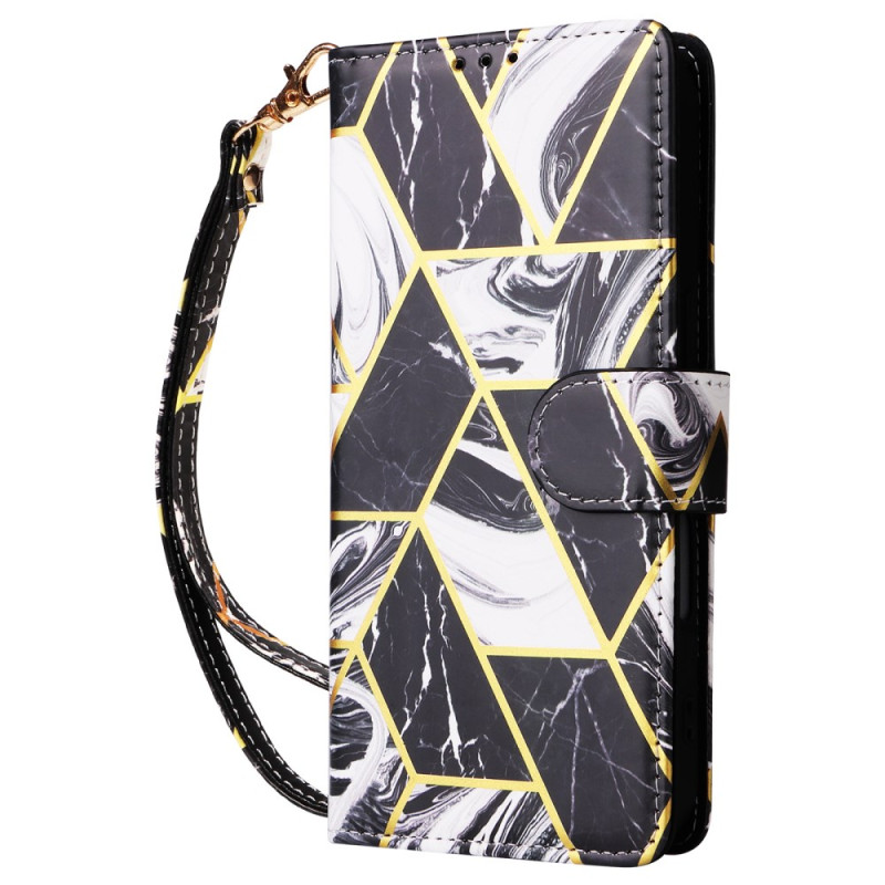 Capa para iPhone 16 Plus Style Marble com correia