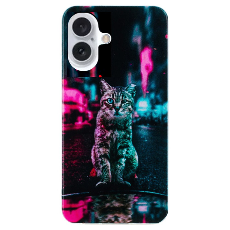 Capa iPhone 16 Plus Chat en Ville