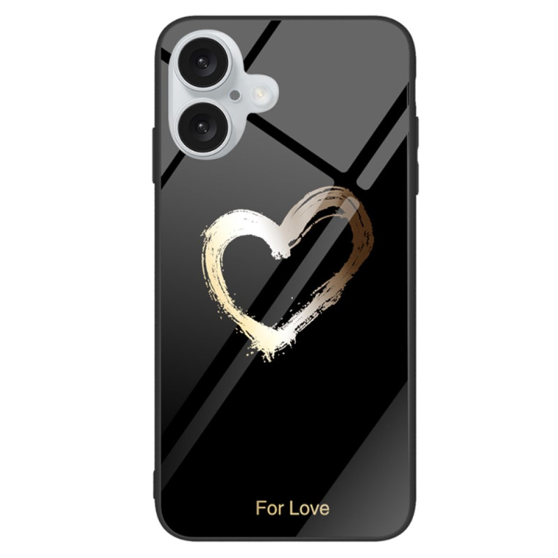 Capa For Love para iPhone 16 Plus Preto