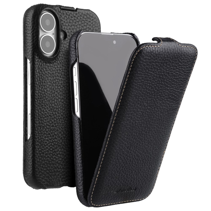 Capa para iPhone 16 Plus aba vertical MELKCO