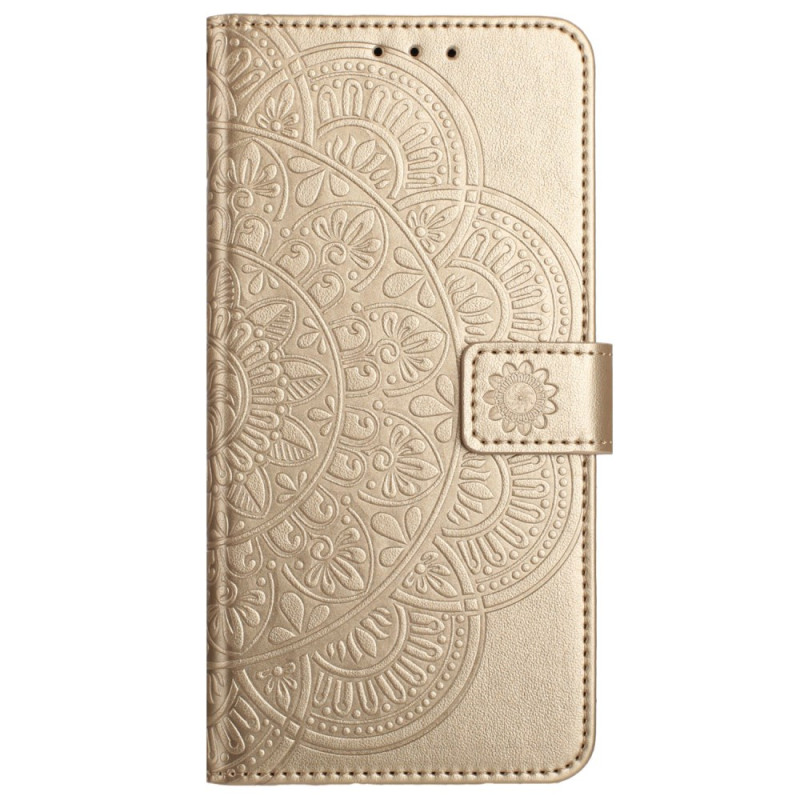 Capa para iPhone 16 Plus padrão Mandala com alça