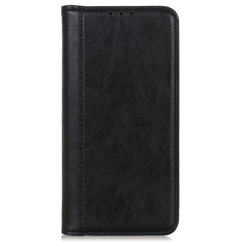 Capa articulada para iPhone 16 Plus em pele dividida