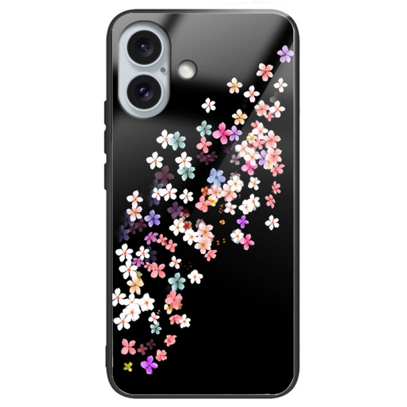 Capa iPhone 16 Plus Vidro temperado Padrão floral