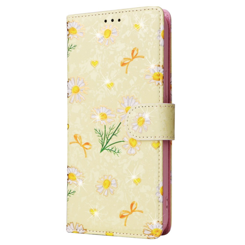 Capa para iPhone 16 Pro Wallet RFID Blocker Floral