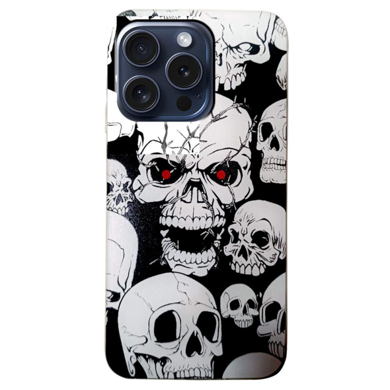 Capa iPhone 16 Pro Skulls