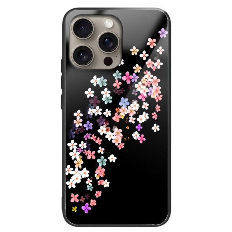 Capa iPhone 16 Pro Vidro temperado Padrão floral