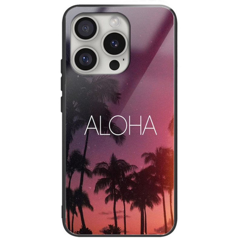 Capa iPhone 16 Pro Vidro temperado ALOHA