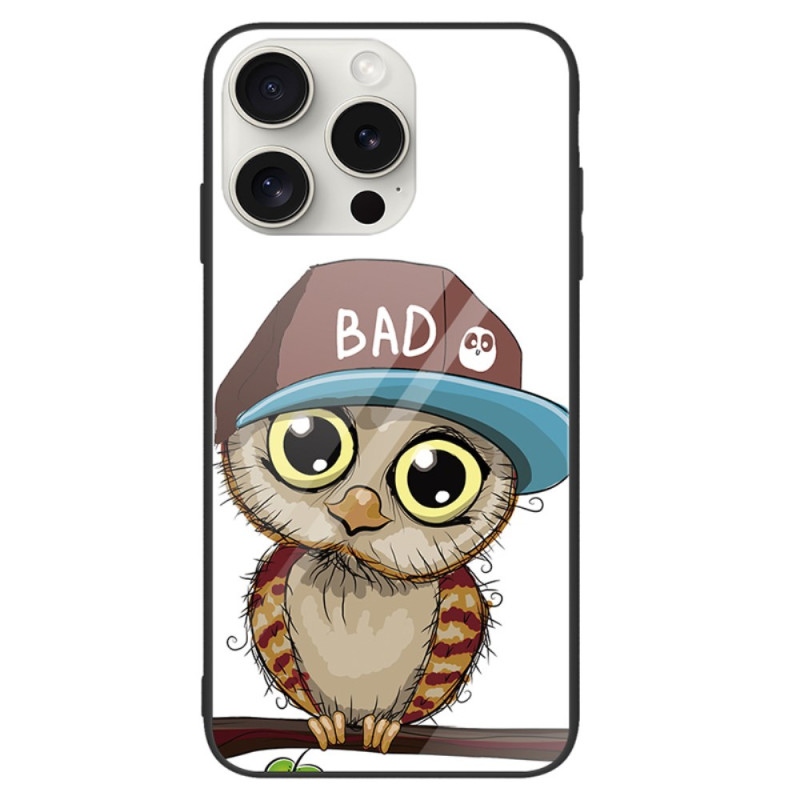 Capa iPhone 16 Pro Vidro temperado Bad Hibou