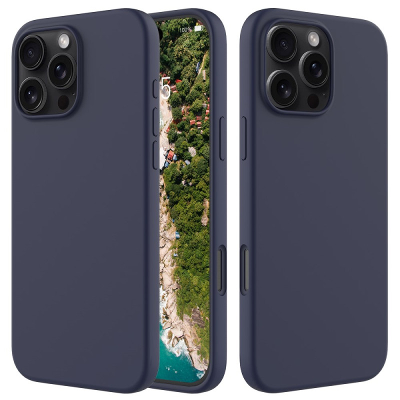 Capa de silicone flexível para iPhone 16 Pro