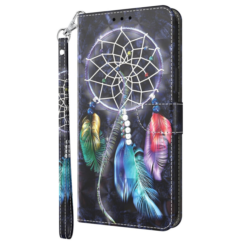 Capa preta com cordão para Google Pixel 9 / Pixel 9 Pro Dreamcatcher