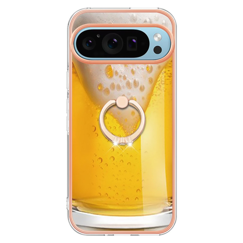 Capa para Google Pixel 9 / Pixel 9 Pro Suporte com argola para cerveja