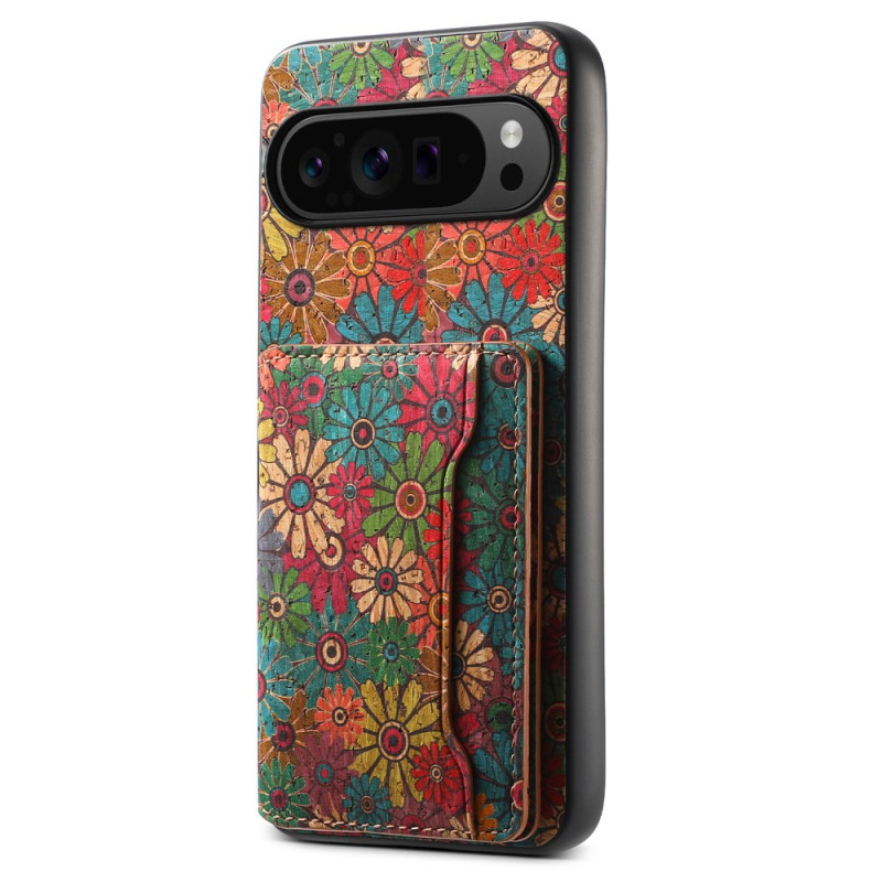 Google Pixel 9 / Pixel 9 Pro Capa de cartão floral