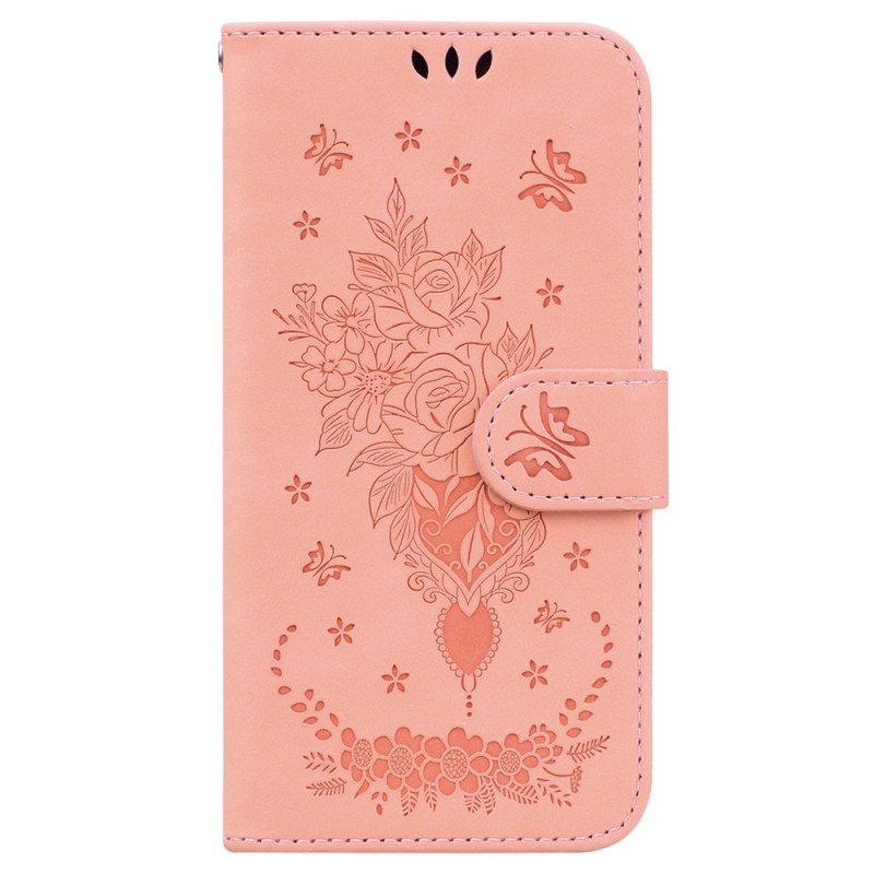 Capa Google Pixel 9 / Pixel 9 Pro Efeito camurça floral