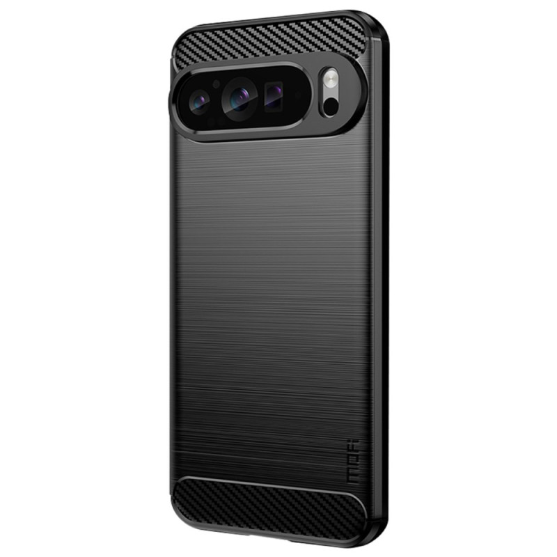 Capa para Google Pixel 9 Pro em fibra de carbono escovada