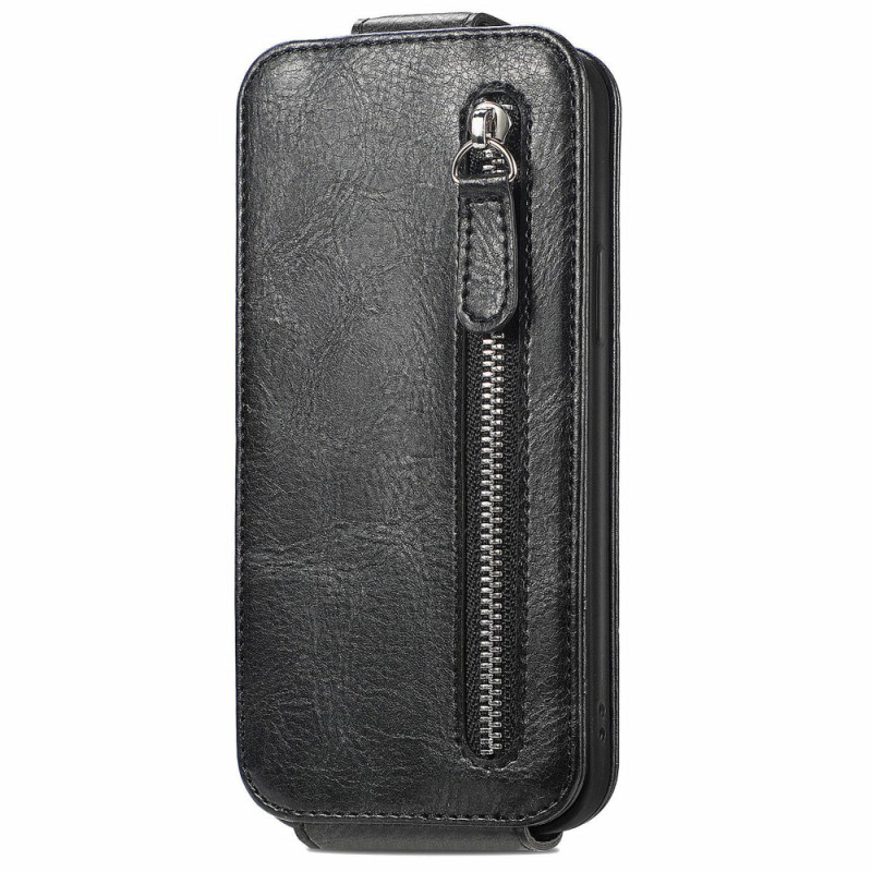 Capa para Google Pixel 9 Pro XL com aba vertical e bolso com fecho