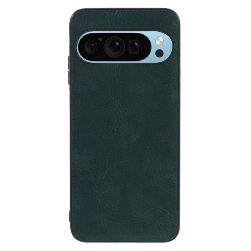 Capa de couro para Google Pixel 9 Pro XL Efeito retro