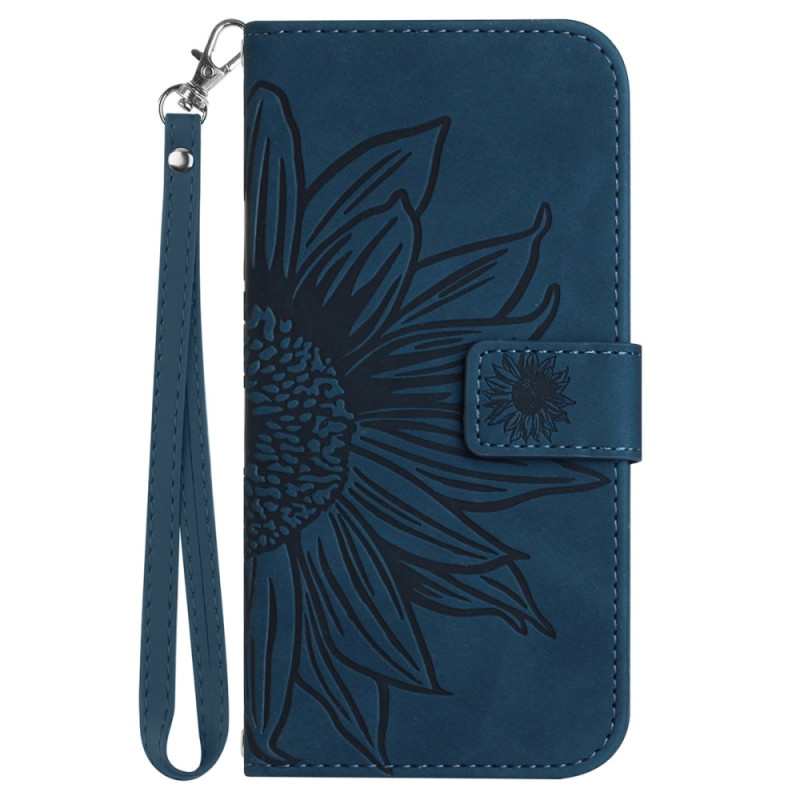 Capa com cordão para Google Pixel 9 Pro XL Sunflower Print