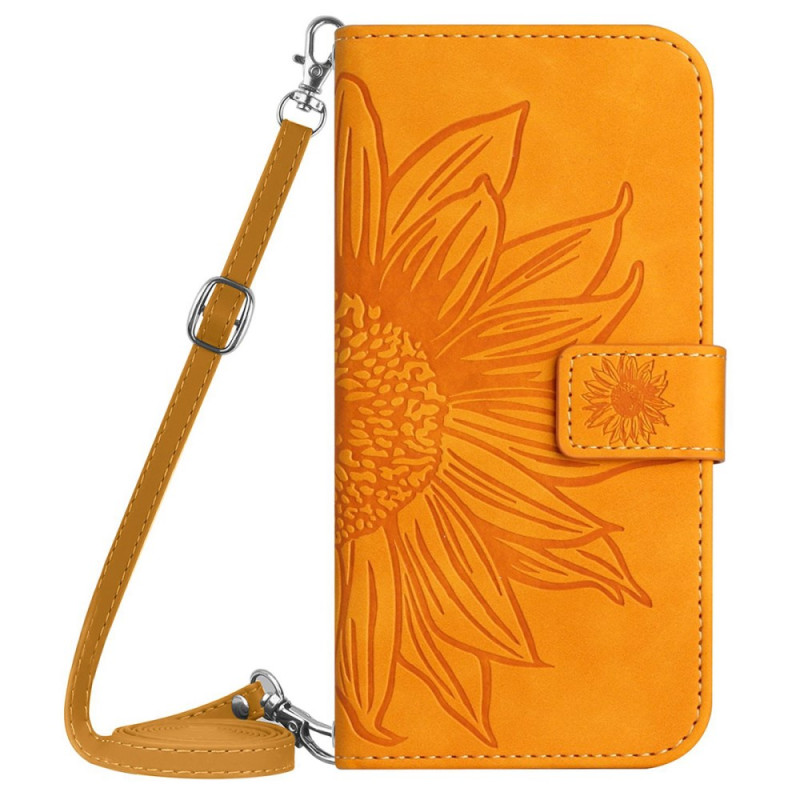 Capa
de ombro com impressão de girassol para Google Pixel 9 Pro XL