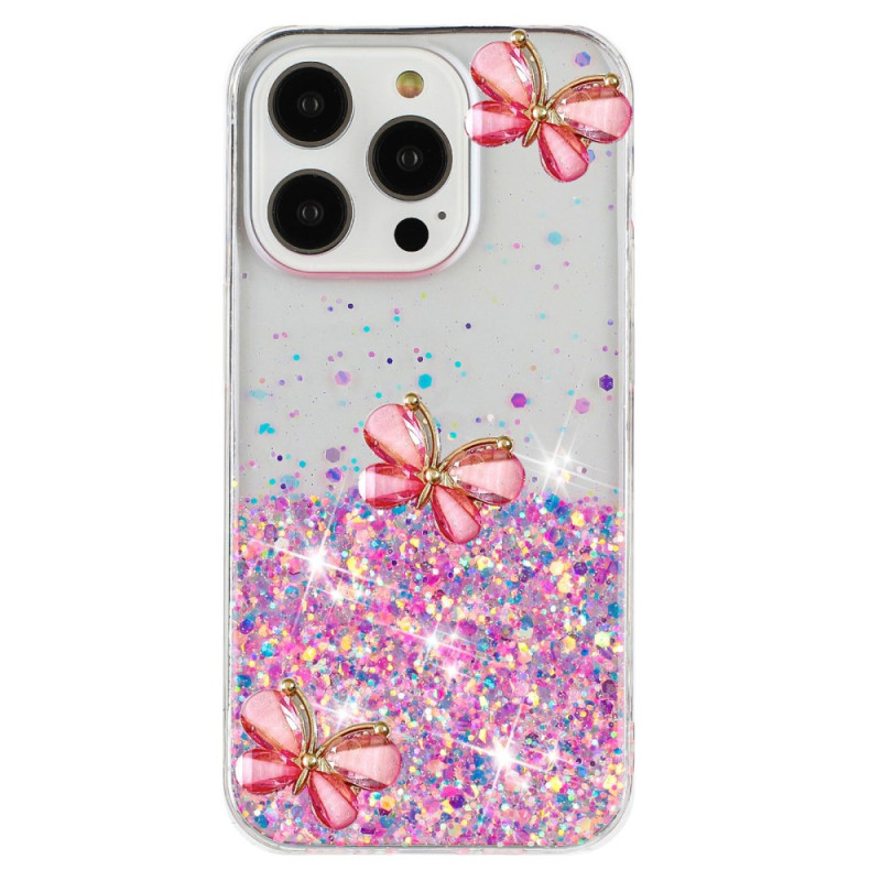 Capa iPhone 16 Pro Luminous Butterflies