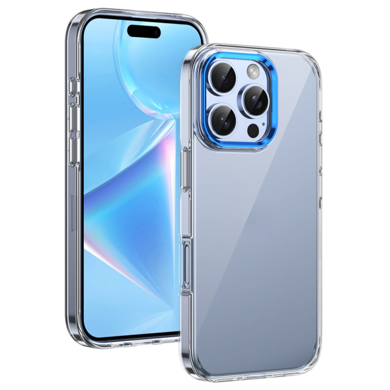 Capa iPhone 16 Pro Lens Frame Metal Effect