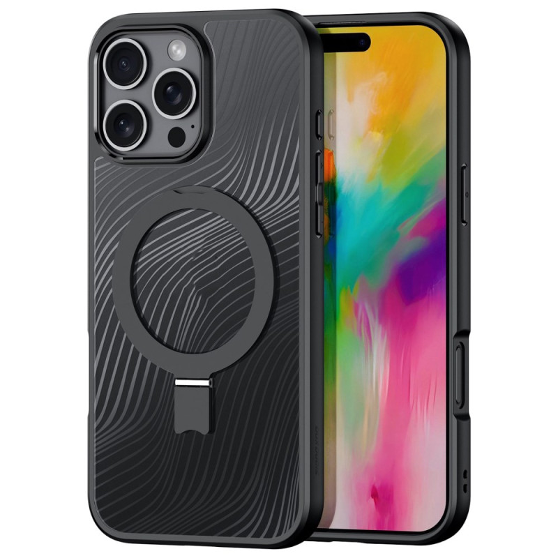 Capa magnética para iPhone 16 Pro da série Aimo com suporte DUX DUCIS