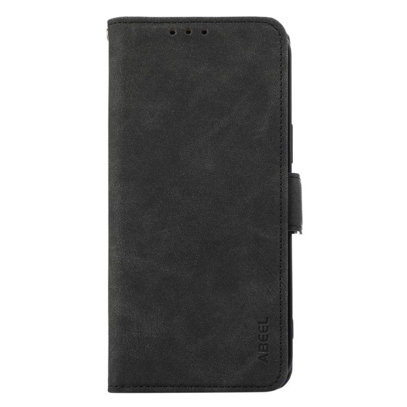 Capa para iPhone 16 Pro Efeito camurça Bloqueio RFID ABEEL