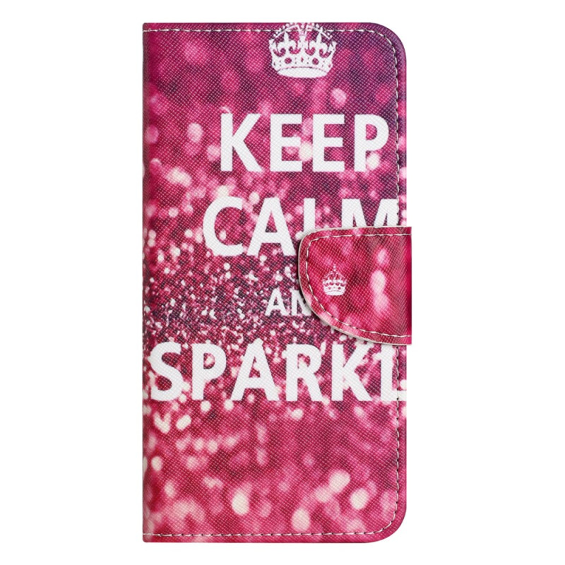 Capa iPhone 16 Pro Max Keep Calm and Sparkle