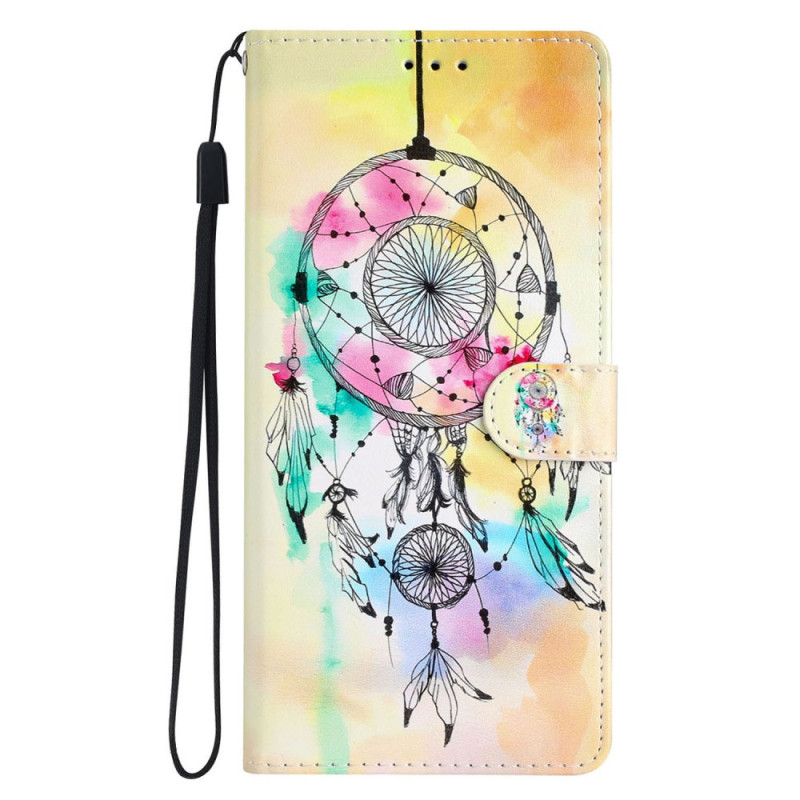 Capa para iPhone 16 Pro Max Watercolour Dreamcatcher com correia