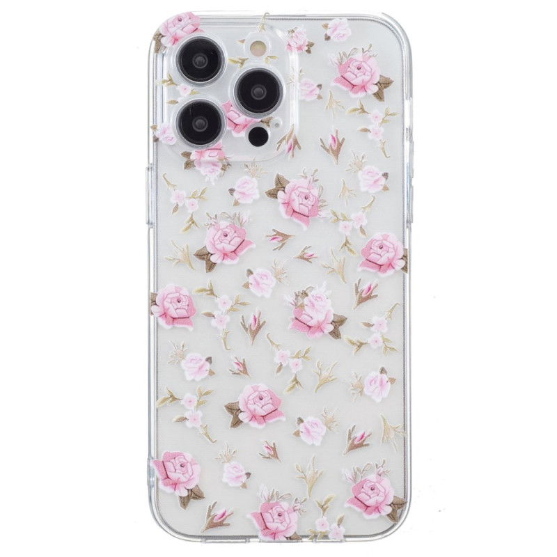 Capa iPhone 16 Pro Max Rosa Design Floral