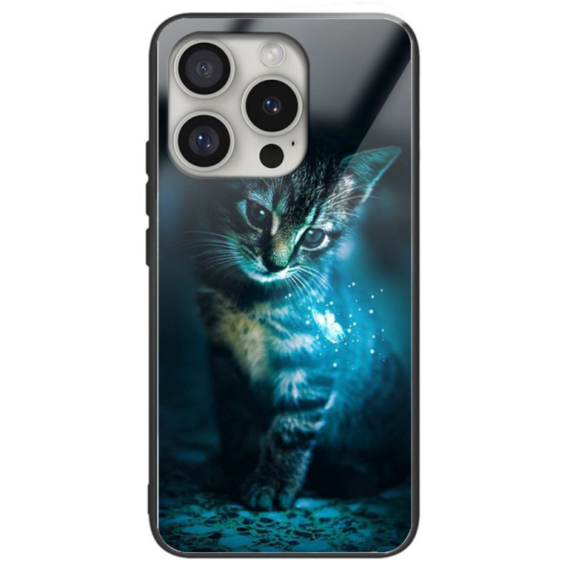 Capa iPhone 16 Pro Max Vidro temperado Gato