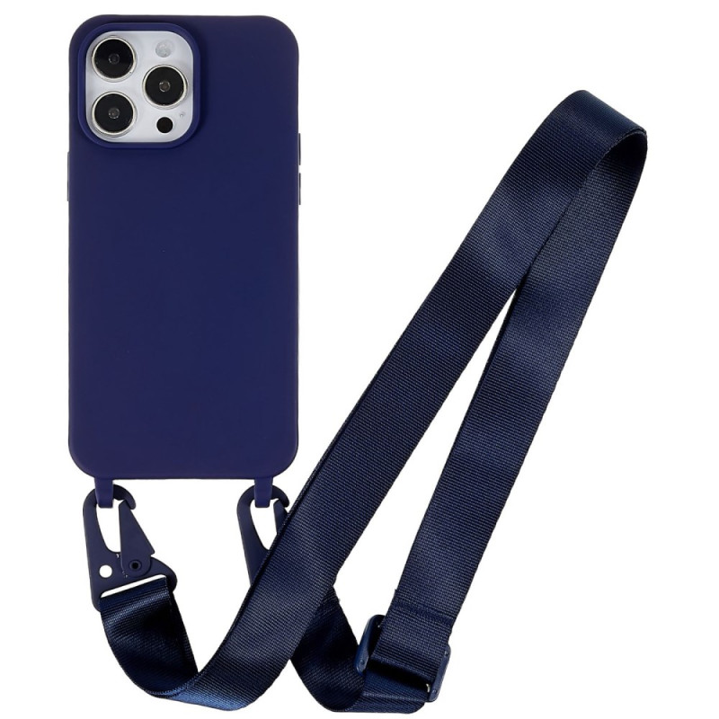 Capa com cordão para iPhone 16 Pro Max ajustável