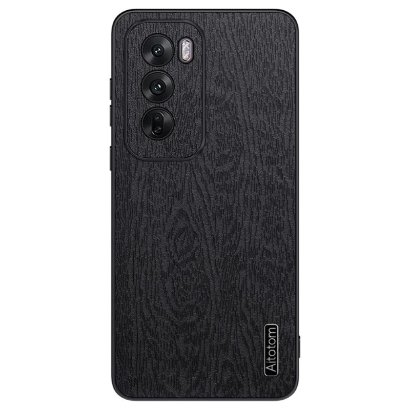 Capa com efeito madeira Oppo Reno 12 Pro 5G