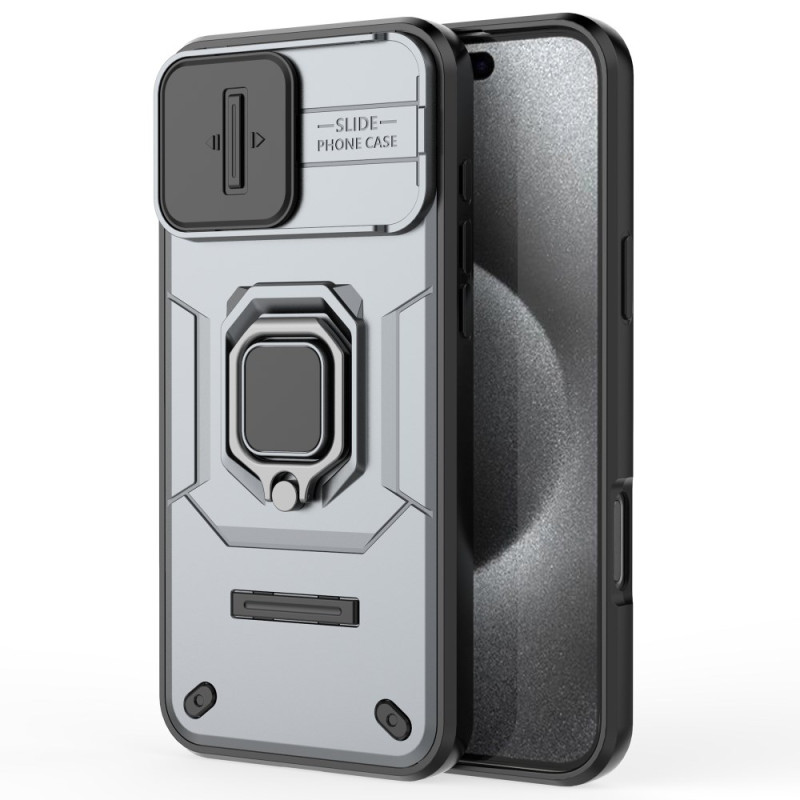 Capa iPhone 16 Pro Max Anel Resistente Proteção Camshield