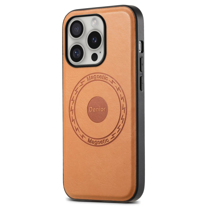 Capa magnética em pele para iPhone 16 Pro Max DENIOR