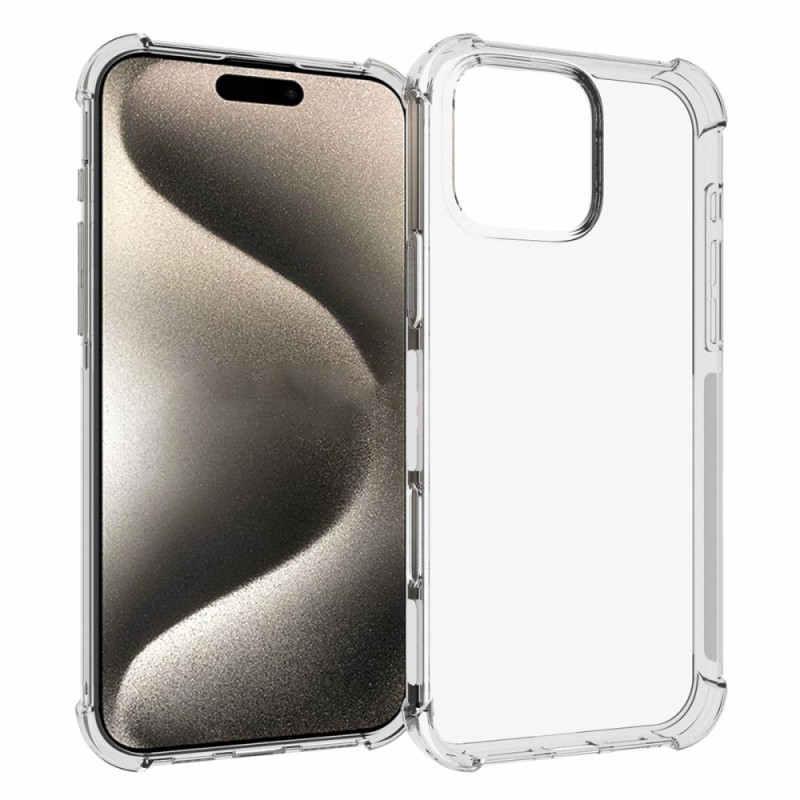 Capa transparente reforçada para iPhone 16 Pro Max