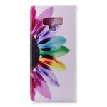 Samsung Galaxy Note 9 Capa de flor de aguarela