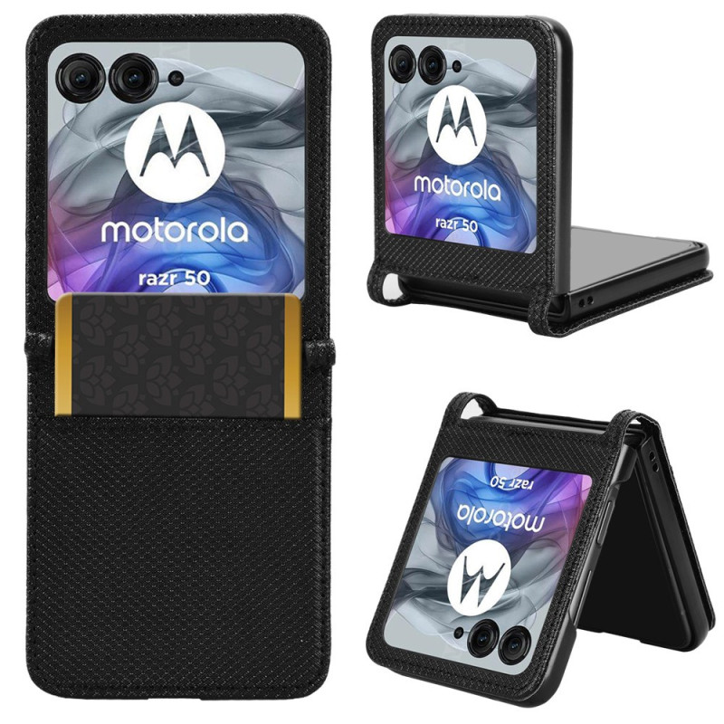 Capa Motorola Razr 50 5G Bi-Texture Card Case