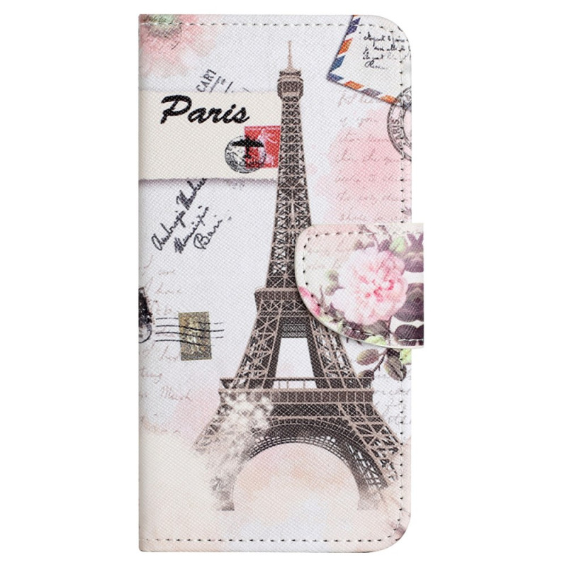 Capa Vintage para Samsung Galaxy S24 FE Torre Eiffel