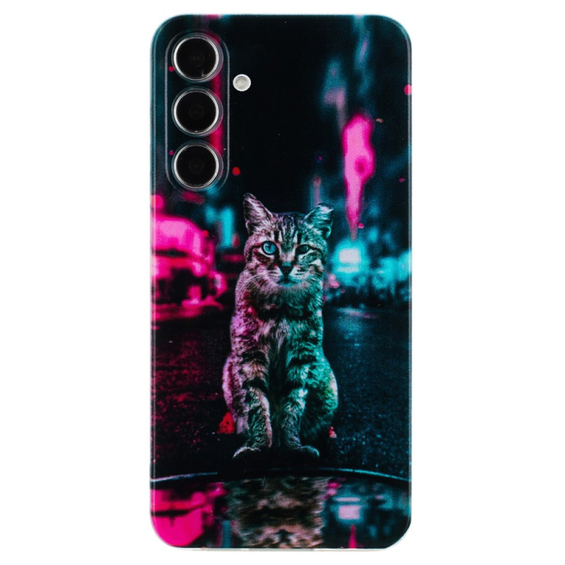 Capa para Samsung Galaxy S24 FE Tricolor Fire Cat